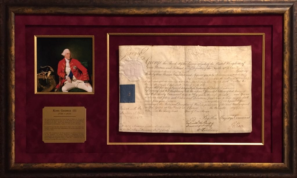 King George III of Great Britain
